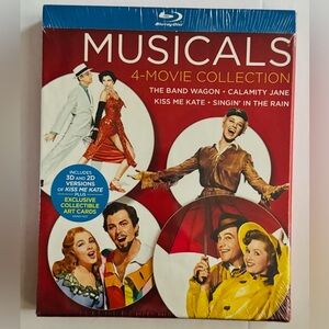 Musicals Sealed 4-Movie Collection Blu-ray-New